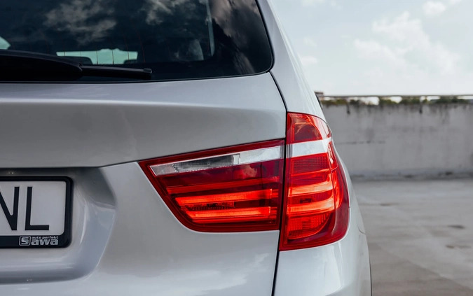 BMW X3 cena 75000 przebieg: 194000, rok produkcji 2015 z Lublin małe 562